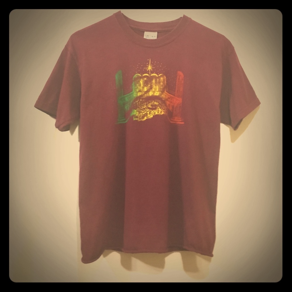 Vintage Reno burgundy cotton tee